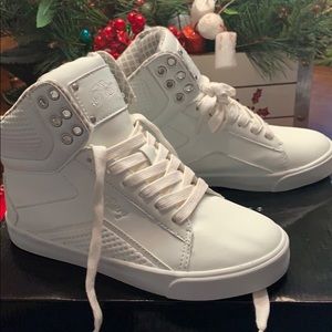 Women’s Pastry White high top sneakers - size 5